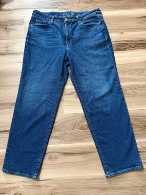 Old Navy Straight Leg Jeans – Women’s Size 16, Classic Blue Denim